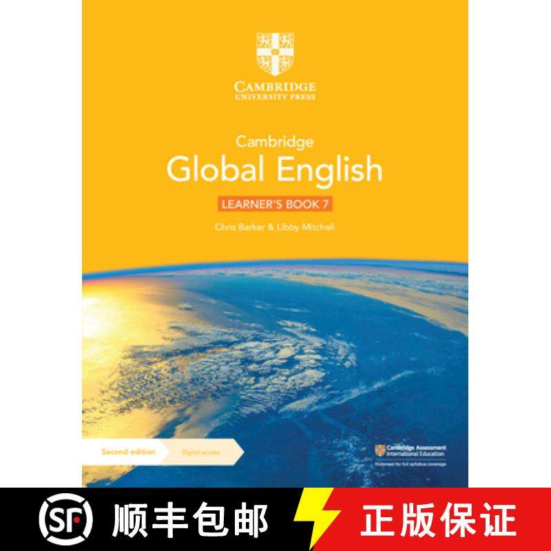 【3-4周达】Cambridge Global English Learner's Book 7 with Digital Access (1 Year) : for Cambridge Low... [9781108816588]