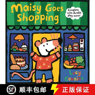 【3-4周达】Maisy Goes Shopping: Complete with Durable Play Scene: A Fold-Out and Play Book (An Intera... [9781536208627]