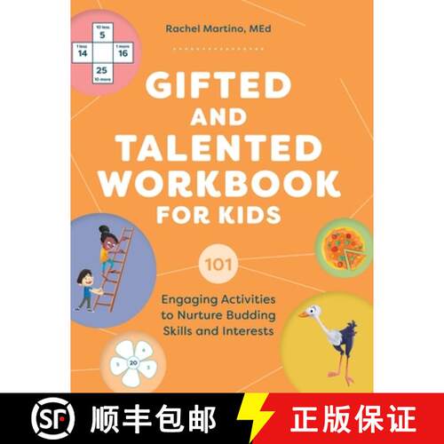 【3-4周达】Gifted and Talented Workbook for Kids: 101 Engaging Activities to Nurture Budding Skills a... [9781648767241]