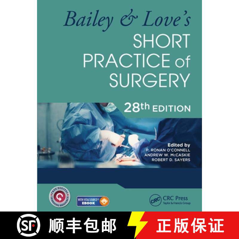 【3-4周达】Bailey & Love's Short Practice of Surgery - 28th Edition [9780367618599]