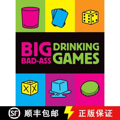 【3-4周达】Big Bad-Ass Drinking Games [With Dice and Cards and Shot Glass] [9780762435937]