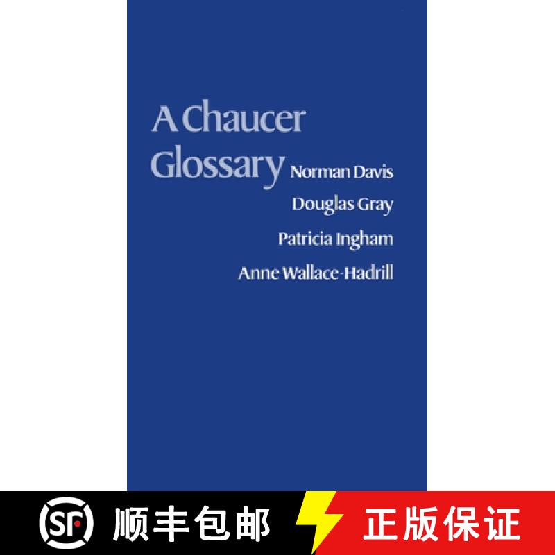 【3-4周达】A Chaucer Glossary [9780198111719]