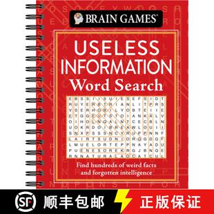 【3-4周达】Brain Games - Useless Information Word Search: Find Hundreds of Weird Facts and Forgotten ... [9781645585640]