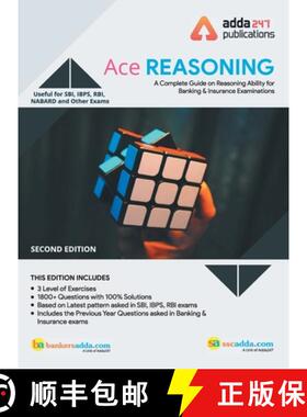 【3-4周达】Ace Reasoning Ability For Banking and Insurance (English Printed Edition) [9788194032618]