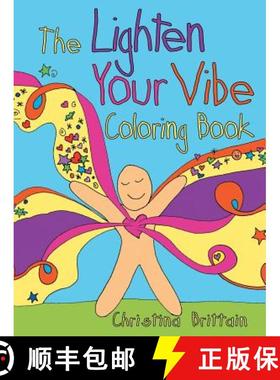 【3-4周达】The Lighten Your Vibe Coloring Book [9781504348720]