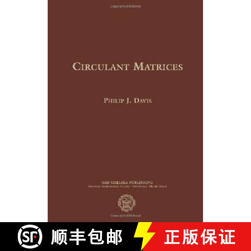 【3-4周达】Circulant Matrices [9780821891650]