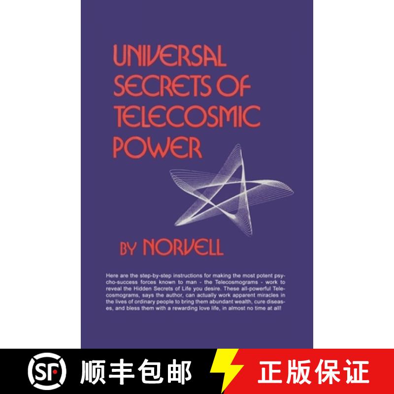 【2-3周达】Universal Secrets of Telecosmic Power [9781312663060]