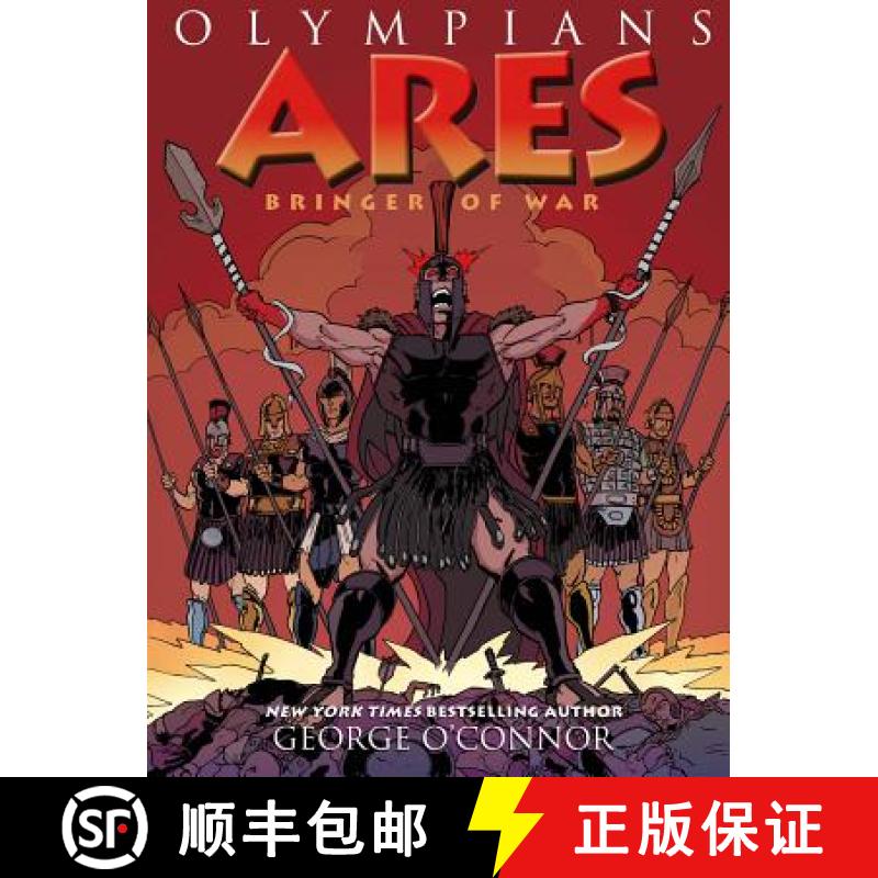 【3-4周达】Olympians: Ares: Bringer of War [9781626720138]