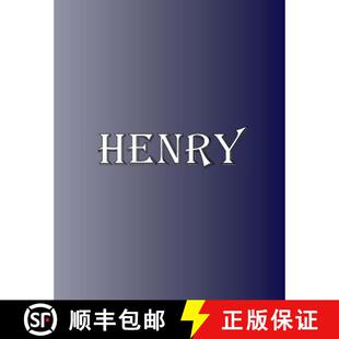 预订 Henry: 100 Pages 8.5 X 11 Personalized Name on Notebook College Ruled Line Paper [9780359644315]