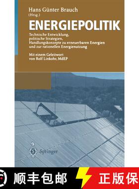 【3-4周达】Energiepolitik : Technische Entwicklung, politische Strategien, Handlungskonzepte zu erneu... [9783540617594]