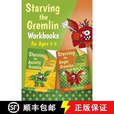 【3-4周达】Starving the Gremlin Workbooks for Ages 5-9: Two CBT Workbooks for Children [9781805018643]