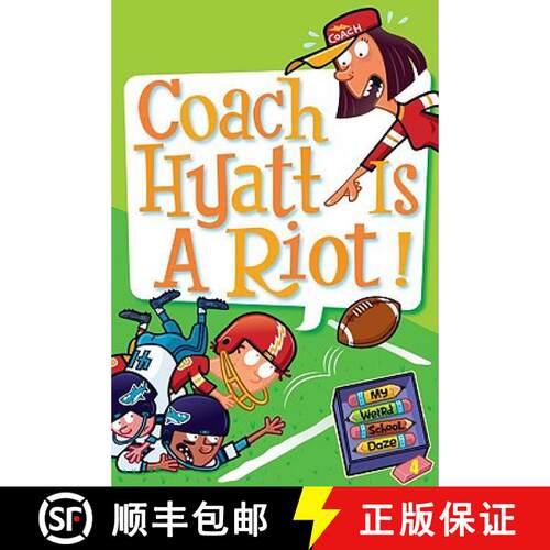 【3-4周达】精装 My Weird School Daze #4: Coach Hyatt Is a Riot! [9780061554087]