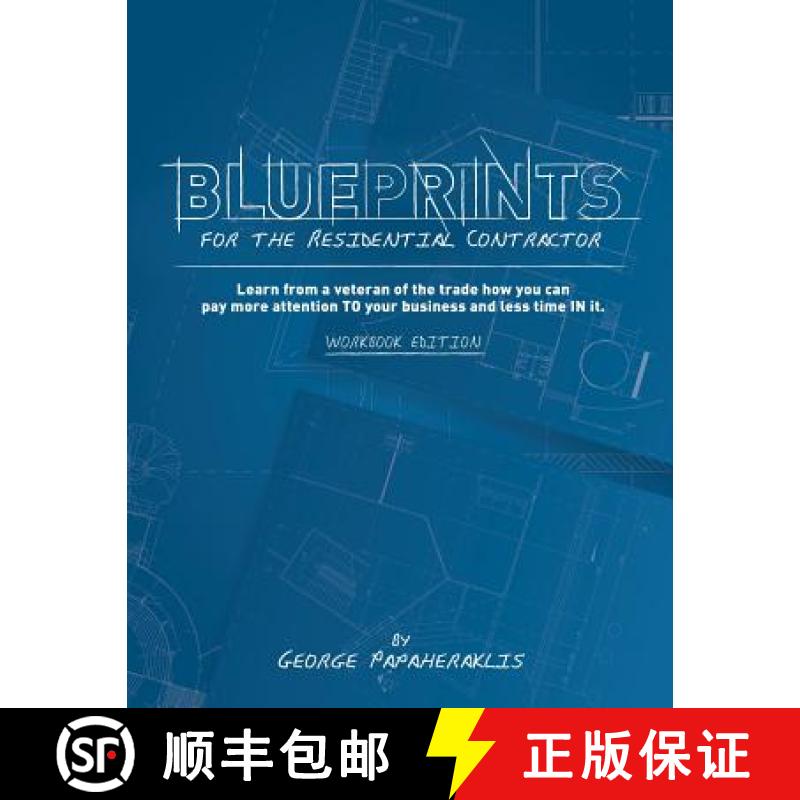【4周达】Blueprints for the Residential Contractor [9780578418834]
