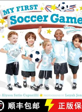 【3-4周达】My First Soccer Game: A Book with Foldout Pages [9781442427471]