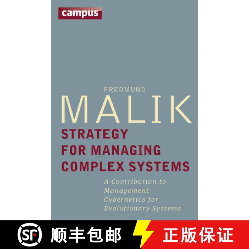【3-4周达】Strategy for Managing Complex Systems: A Contribution to Management Cybernetics for Evolut... [9783593505398]