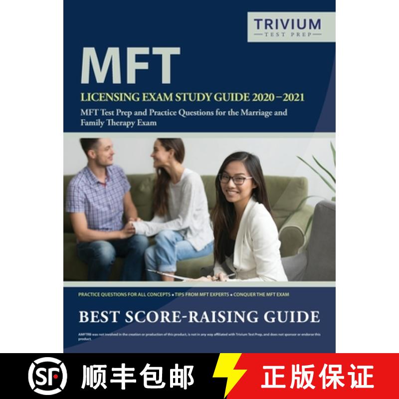 【3-4周达】MFT Licensing Exam Study Guide 2020-2021: MFT Test Prep and Practice Questions for the Mar... [9781635303193]