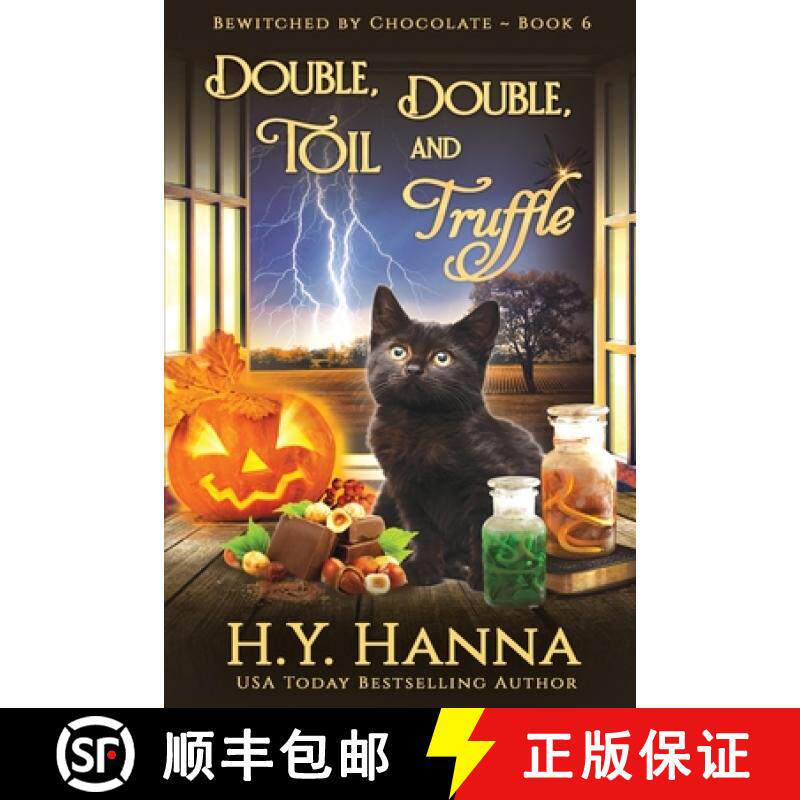 【3-4周达】Double, Double, Toil and Truffle (LARGE PRINT): Bewitched By Chocolate Mysteries - Book 6 [9781922436160]
