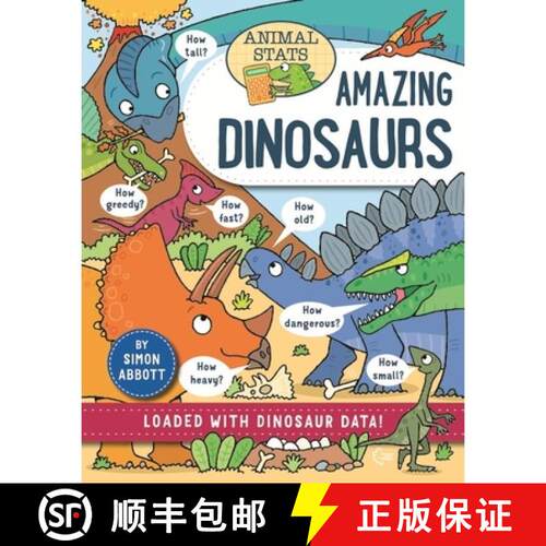 【3-4周达】Animal Stats: Dinosaurs [9781526328809]