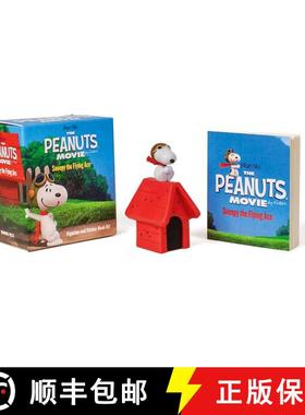 预订 The Peanuts Movie: Snoopy the Flying Ace: Figurine and Sticker Book Kit [With Sticer Book and Fi... [9780762458974]