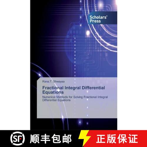预订 Fractional Integral Differential Equations [9786138918943]