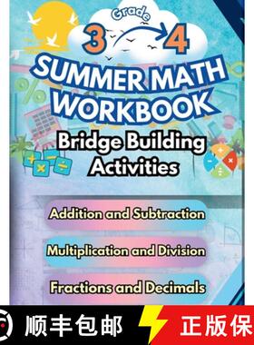 【3-4周达】Summer Math Workbook | 3-4 Grade Bridge Building Activities: 3rd to 4th Grade Summer Essen... [9798330203017]