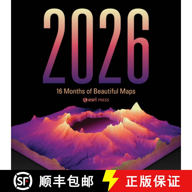 【3-4周达】2026 Esri Press Wall Calendar : 16 Months of Beautiful Maps [9781589488182]