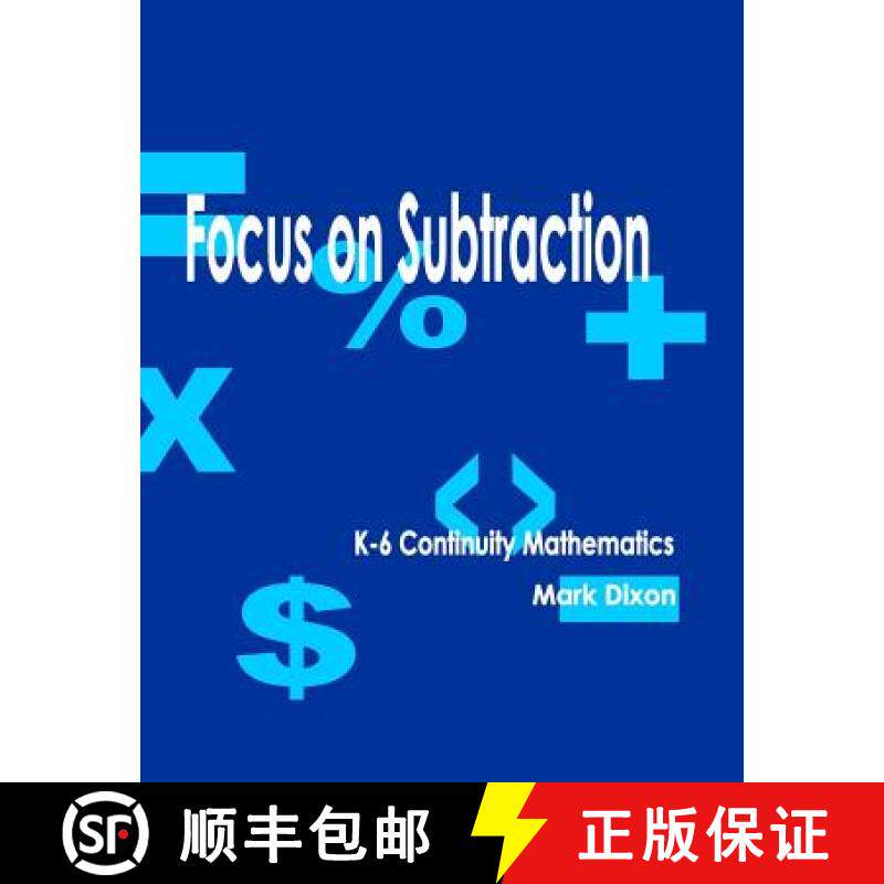 预订 Focus on Subtraction K-6 Continuity Mathematics [9781933039978]