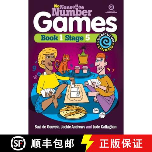 【3-4周达】No Nonsense Number Games Book 1: Stage 5 [9781877536922]