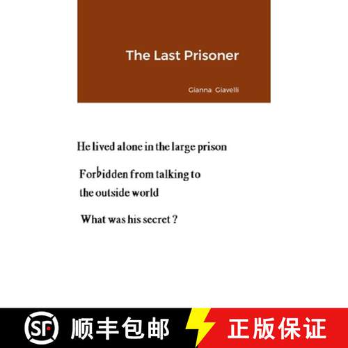 【3-4周达】精装 The Last Prisoner [9781387701094]