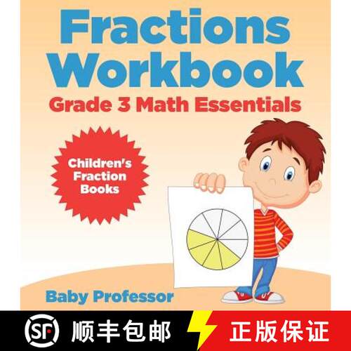 【3-4周达】Fractions Workbook Grade 3 Math Essentials: Children's Fraction Books [9781683263876]