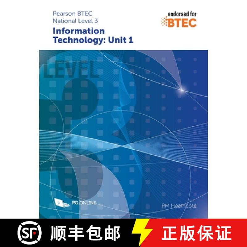 【3-4周达】Pearson BTEC Level 3 in Information Technology: Component Unit 1 External Assessment [9781910523155]