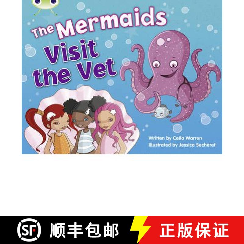 【2-3周达】Bug Club Blue (KS1) B/1B The Mermaids Visit the Vet 6-pack [9780433014300]