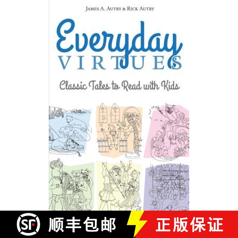 【2-3周达】Everyday Virtues: Classic Tales to Read with Kids [9781573129718]