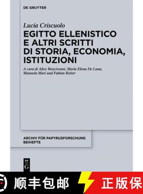 【3-4周达】Egitto Ellenistico E Altri Scritti Di Storia, Economia, Istituzioni [9783111353661]
