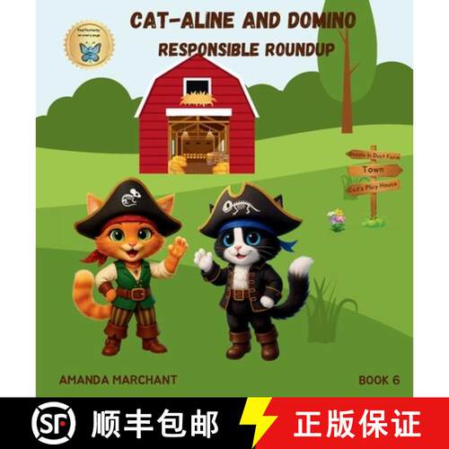 【3-4周达】精装 CAT-ALINE AND DOMINO : RESPONSIBLE ROUNDUP [9781764686709]