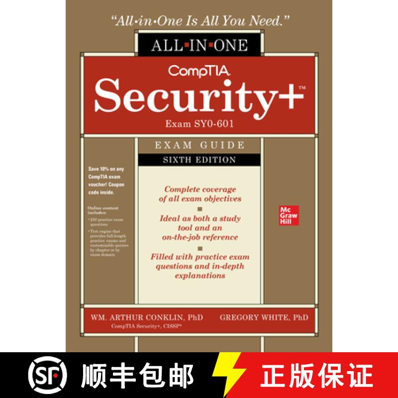 【3-4周达】Comptia Security+ Certification All-In-One Exam Guide, Sixth Edition (Exam Sy0-601)) [9781260464009]