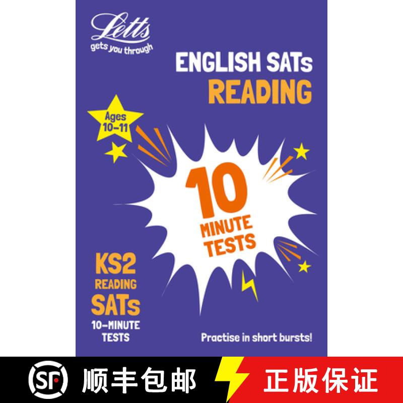 【2-3周达】Letts Ks2 Sats Success - Ks2 English Reading Sats 10-Minute Tests: For the 2019 Tests [9780008335878]