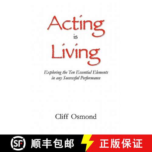 【3-4周达】Acting is Living [9780578069425]