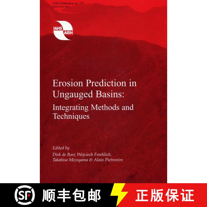 预订 Erosion Prediction in Ungauged Basins [9781901502220]