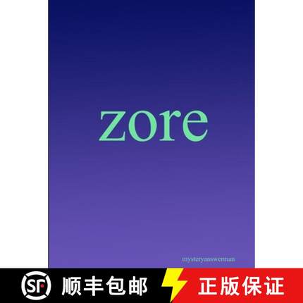 【3-4周达】zore [9781365909443]