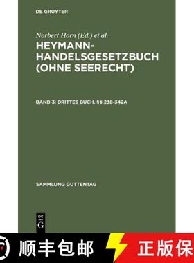 预订 Drittes Buch. §§ 238-342a [9783110165852]