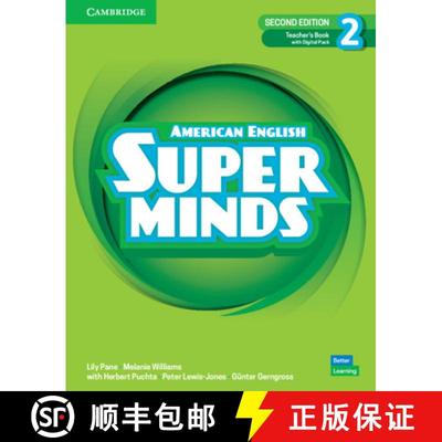 【3-4周达】Super Minds Level 2 Teacher's Book with Digital Pack American English [9781108920841]
