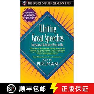 【3-4周达】Writing Great Speeches: Professional Techniques You Can Use (Part of the Essence of Public... [9780205273003]