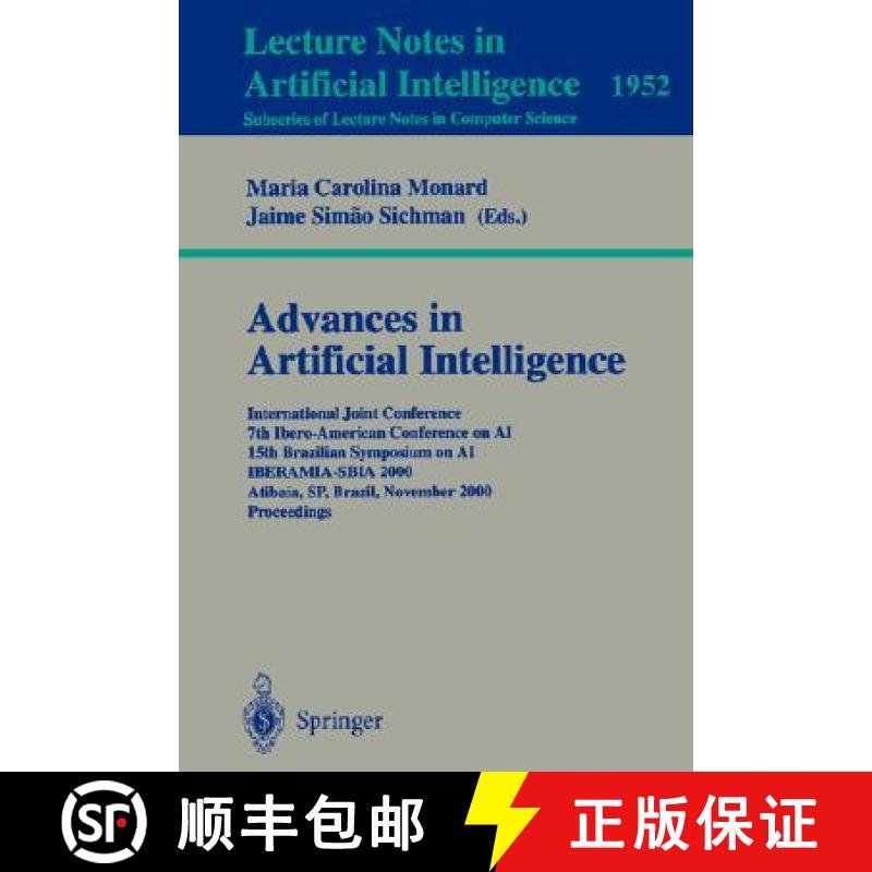【3-4周达】Advances in Artificial Intelligence: International Joint Conference 7th Ibero-American Con... [9783540412762]