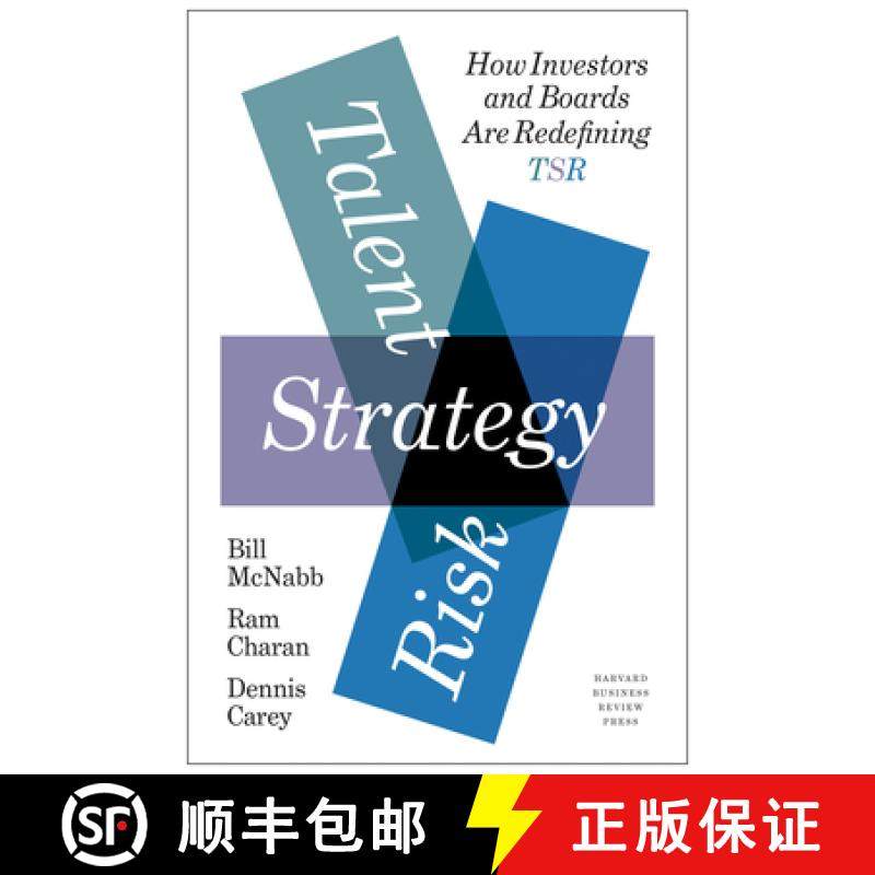 【3-4周达】Talent, Strategy, Risk : How Investors and Boards Are Redefining TSR [9781633698321]