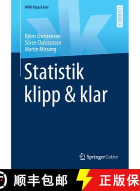 【3-4周达】Statistik Klipp & Klar [9783658272173]