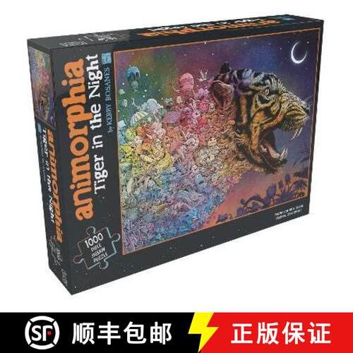 Animorphia: Tiger in the Night: 1000 Piece Jigsaw Puzzle [9781912785407]