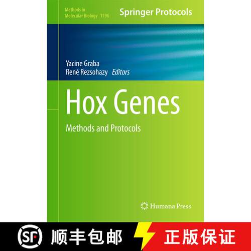 【3-4周达】精装 Hox Genes: Methods and Protocols [9781493912414]