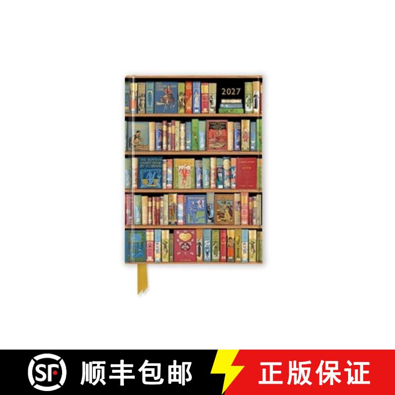 【3-4周达】博德利图书馆&middot;复古书架2027豪华口袋手账本 Bodleian Libraries: Bookshelves 2027 Luxury Pocke... [9781806941889]