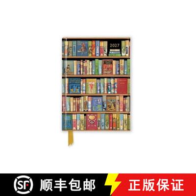 【3-4周达】博德利图书馆·复古书架2027豪华口袋手账本 Bodleian Libraries: Bookshelves 2027 Luxury Pocke... [9781806941889]